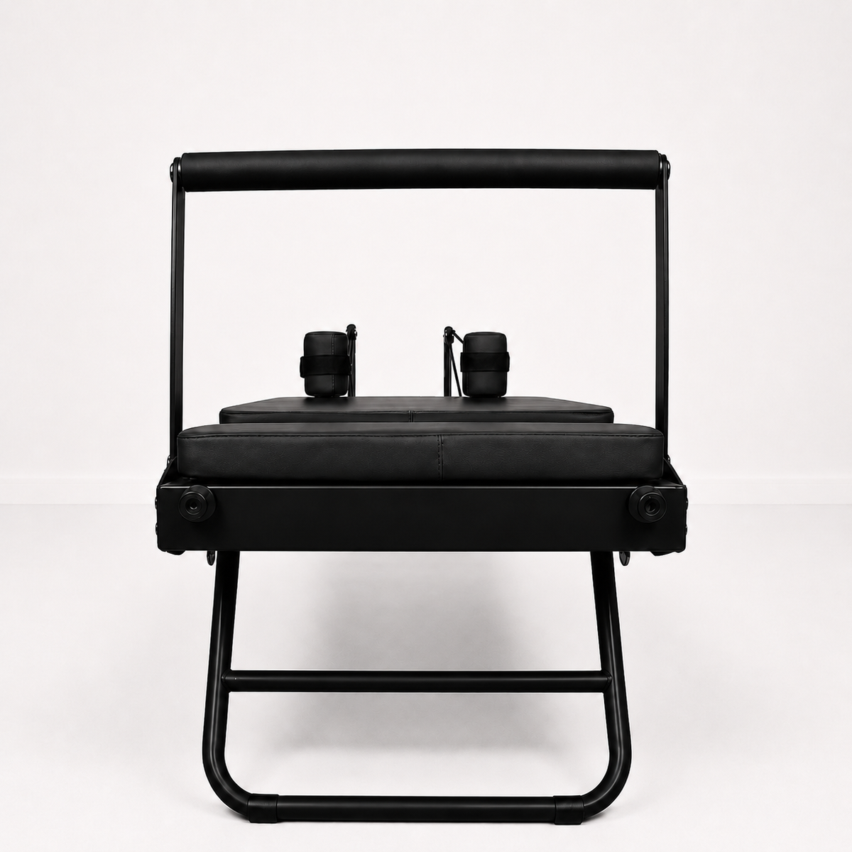 Reformer Pilates pliable Aluminium — Noir