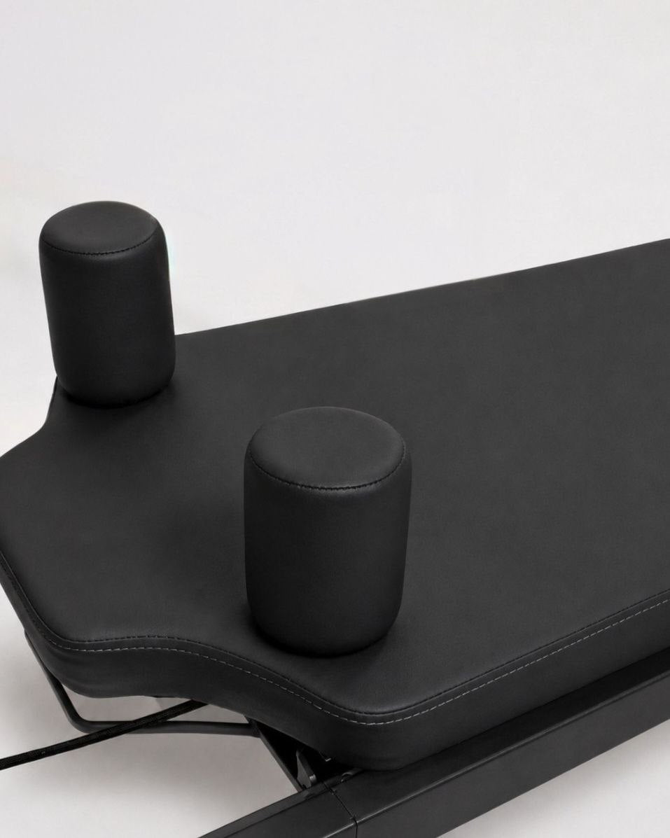 Reformer Pilates pliable Aluminium — Noir