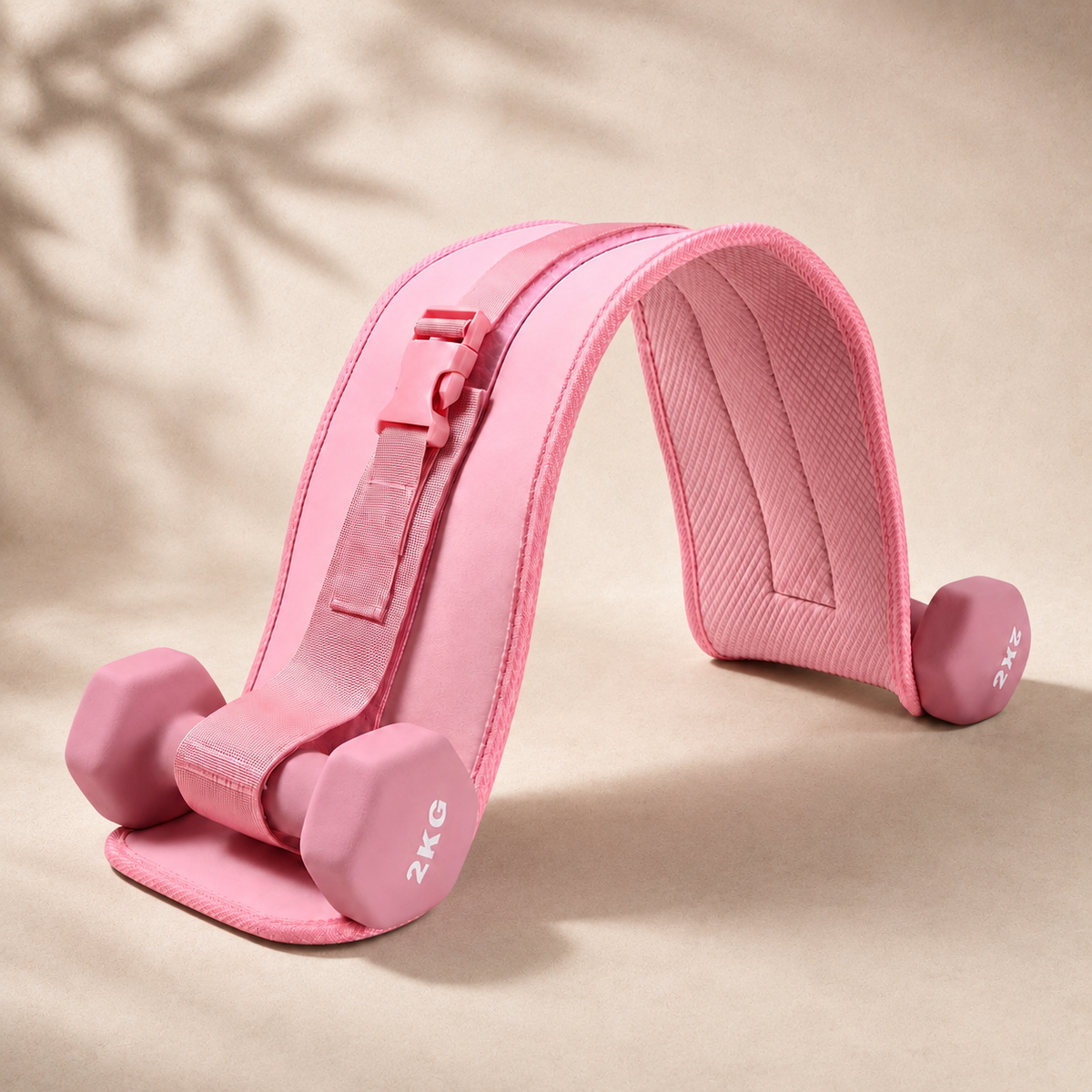 Ceinture lestée ajustable pour hip thrust — Rose